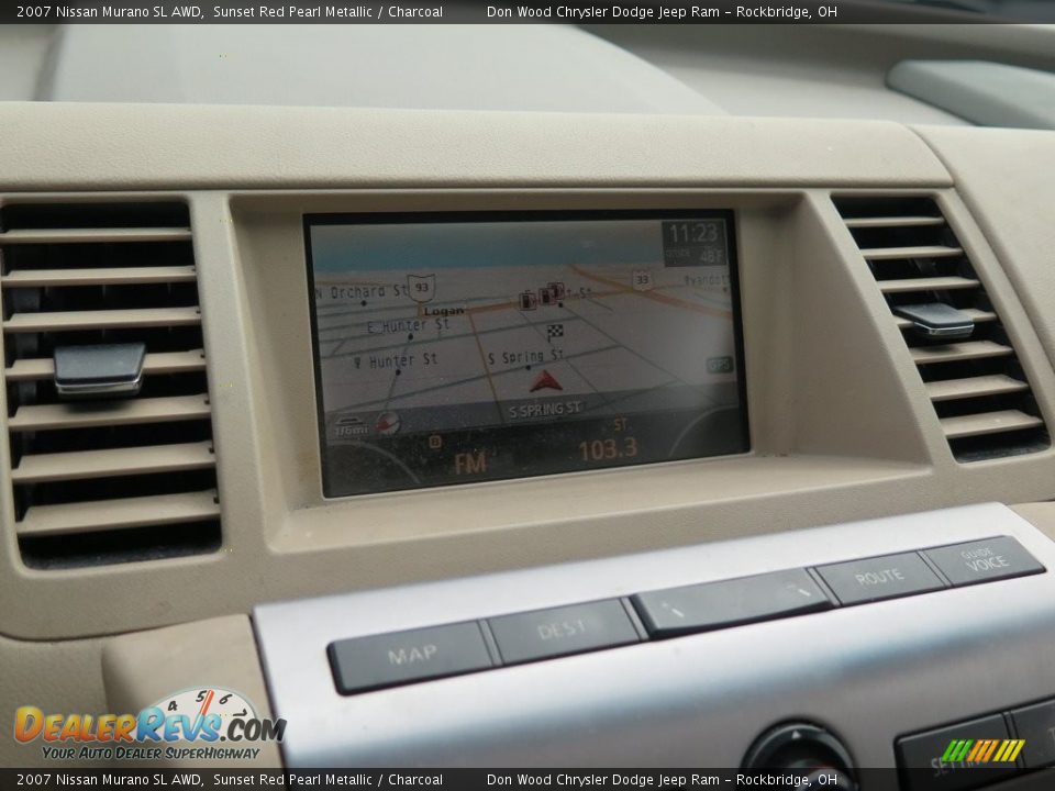 2007 Nissan Murano SL AWD Sunset Red Pearl Metallic / Charcoal Photo #4