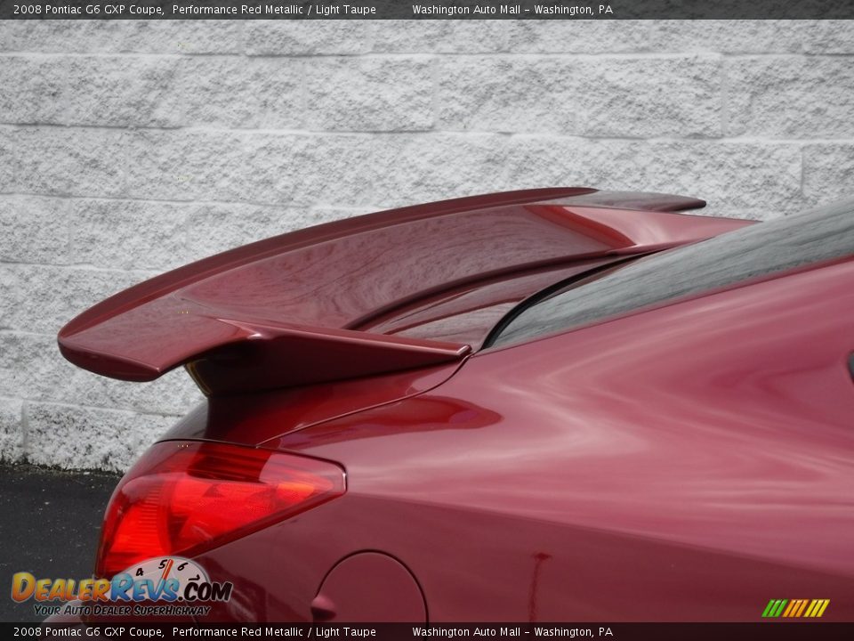 2008 Pontiac G6 GXP Coupe Performance Red Metallic / Light Taupe Photo #3