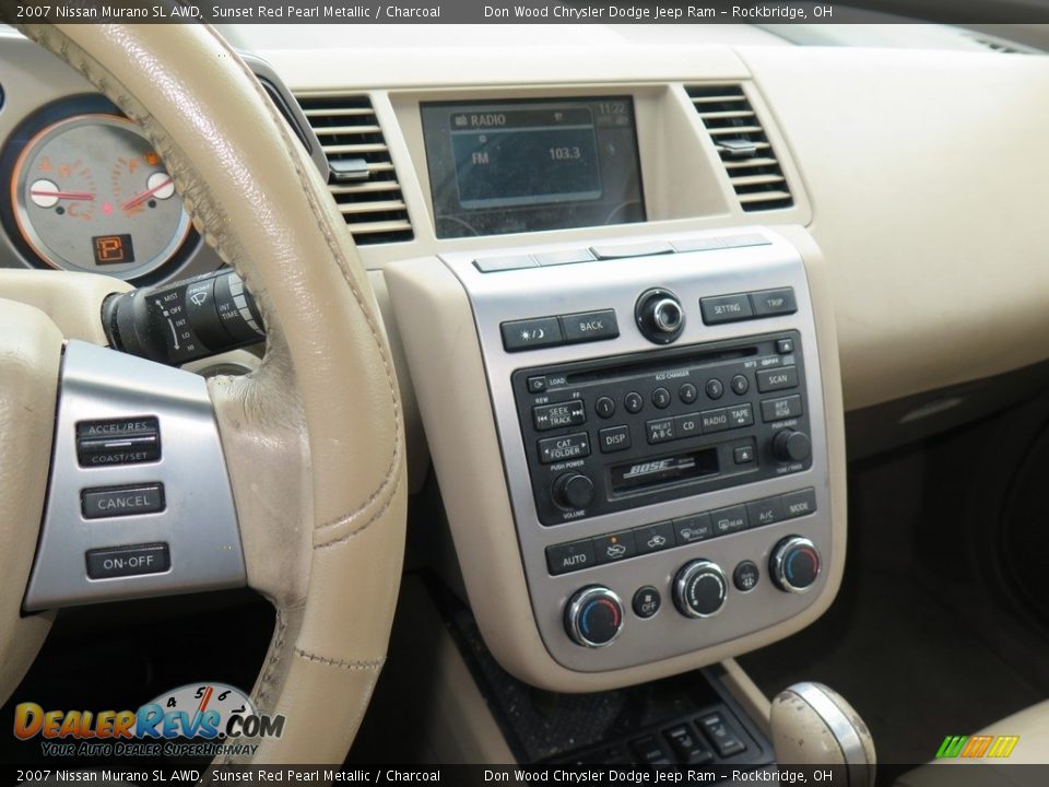 2007 Nissan Murano SL AWD Sunset Red Pearl Metallic / Charcoal Photo #20