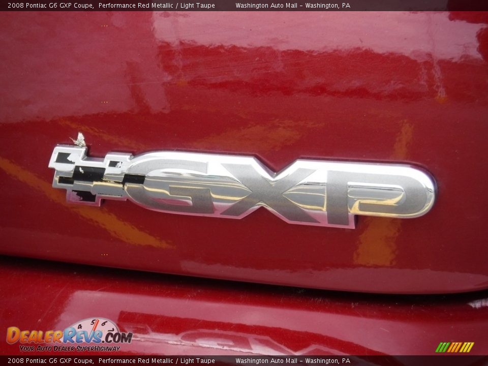 2008 Pontiac G6 GXP Coupe Performance Red Metallic / Light Taupe Photo #10