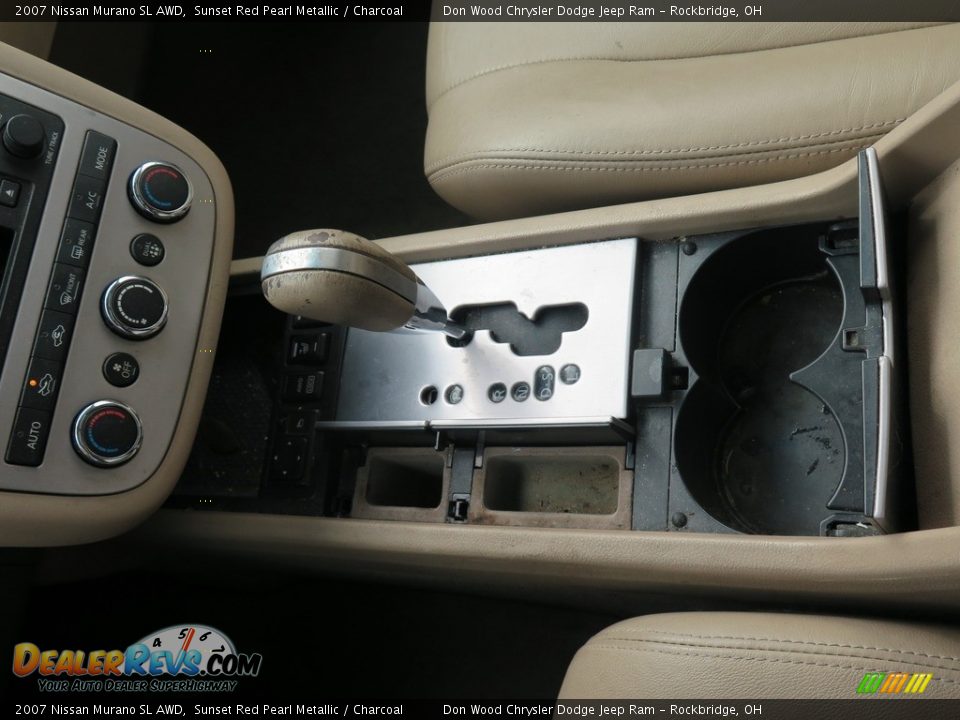 2007 Nissan Murano SL AWD Sunset Red Pearl Metallic / Charcoal Photo #23