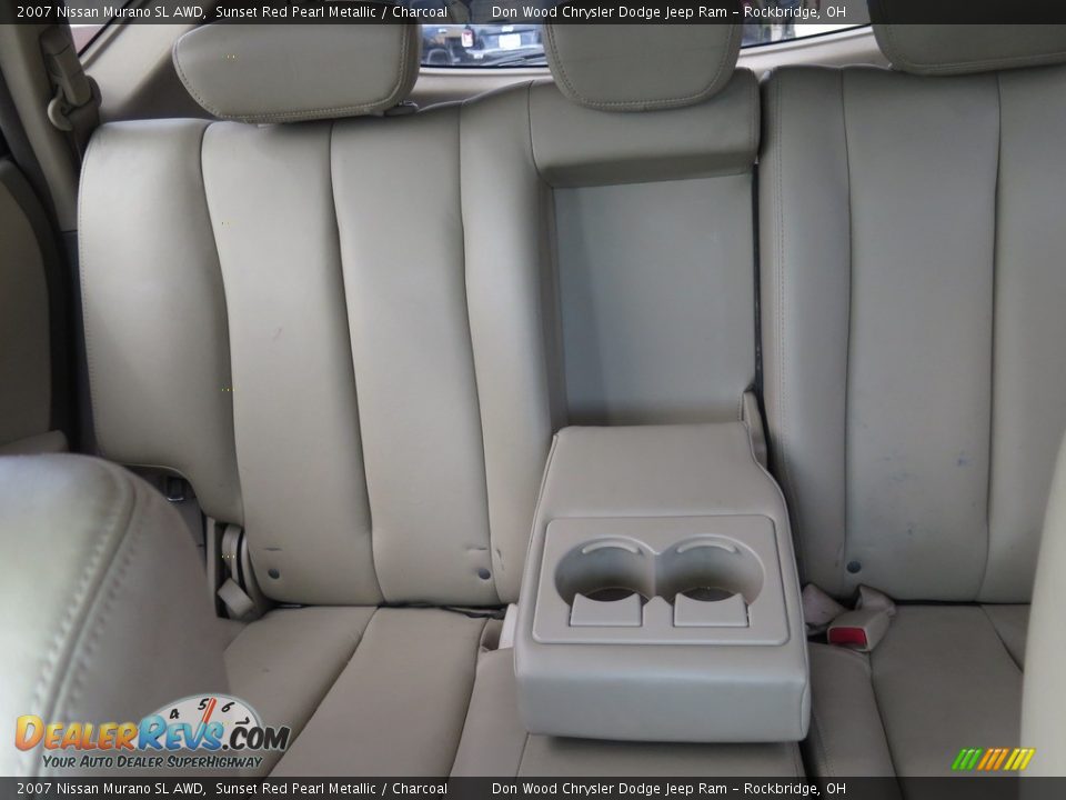2007 Nissan Murano SL AWD Sunset Red Pearl Metallic / Charcoal Photo #24