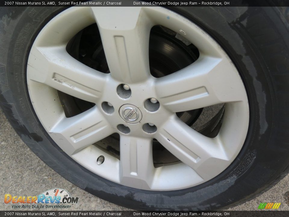 2007 Nissan Murano SL AWD Sunset Red Pearl Metallic / Charcoal Photo #28