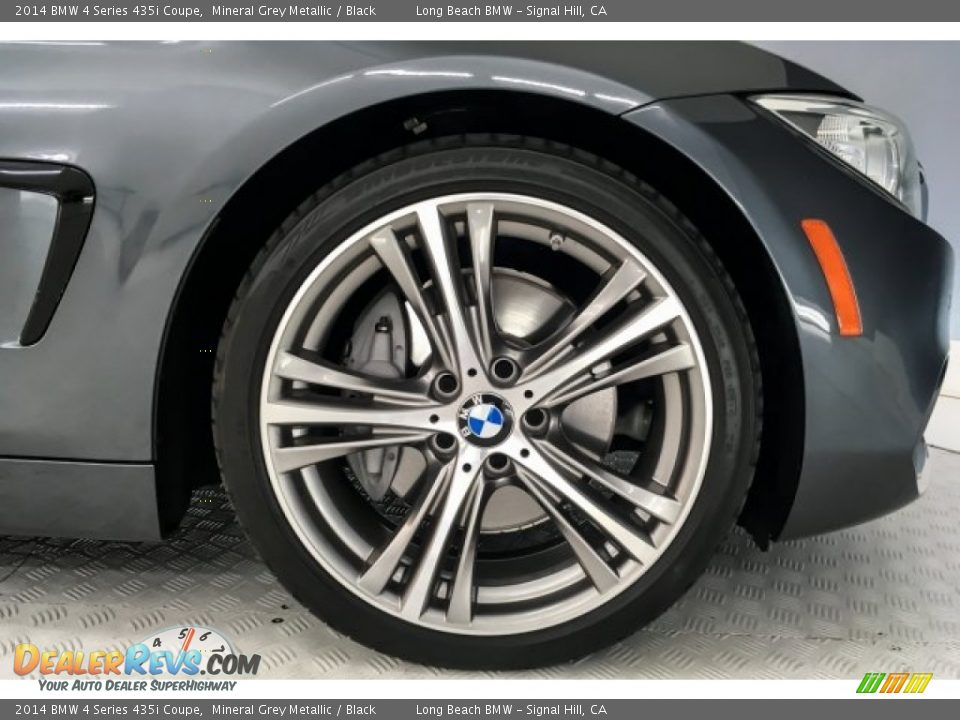 2014 BMW 4 Series 435i Coupe Mineral Grey Metallic / Black Photo #8