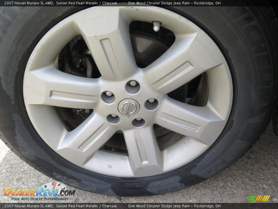 2007 Nissan Murano SL AWD Sunset Red Pearl Metallic / Charcoal Photo #29