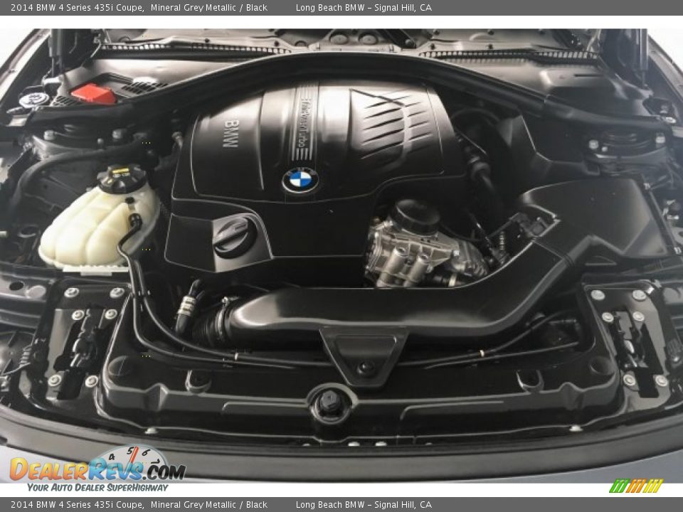 2014 BMW 4 Series 435i Coupe Mineral Grey Metallic / Black Photo #9