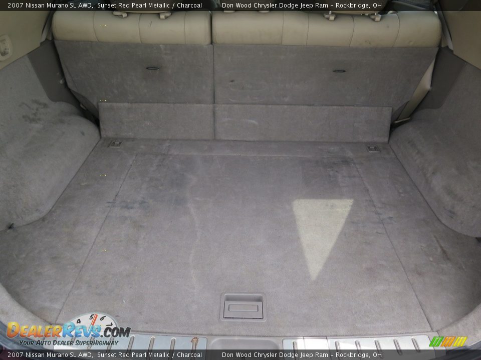 2007 Nissan Murano SL AWD Sunset Red Pearl Metallic / Charcoal Photo #31