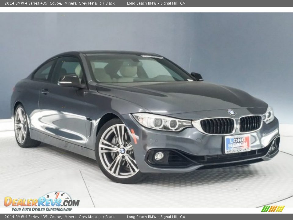 2014 BMW 4 Series 435i Coupe Mineral Grey Metallic / Black Photo #12