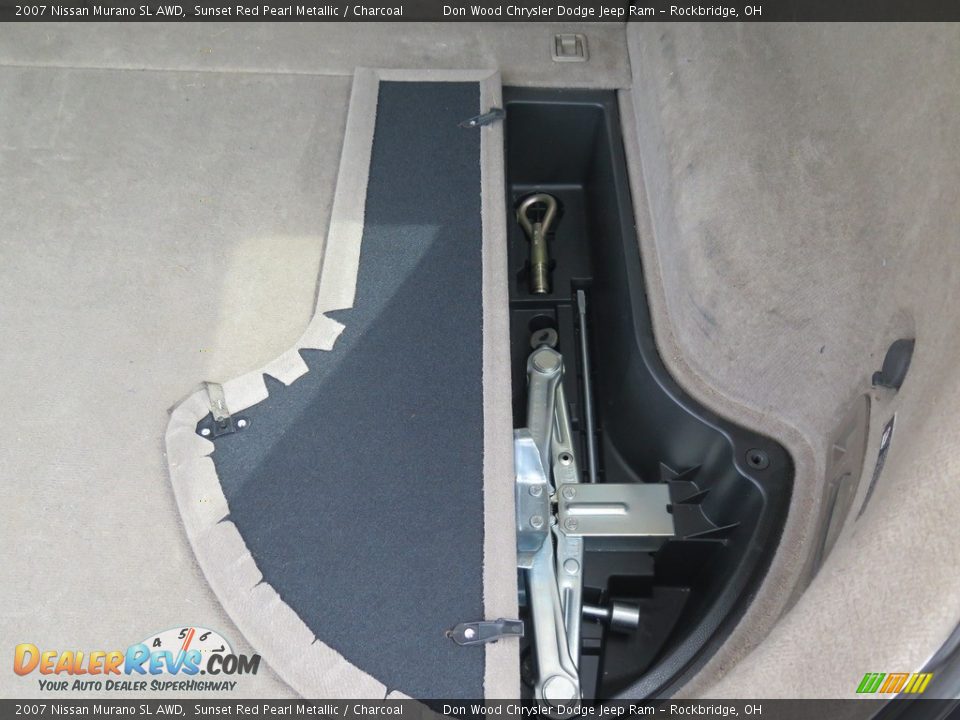 2007 Nissan Murano SL AWD Sunset Red Pearl Metallic / Charcoal Photo #33