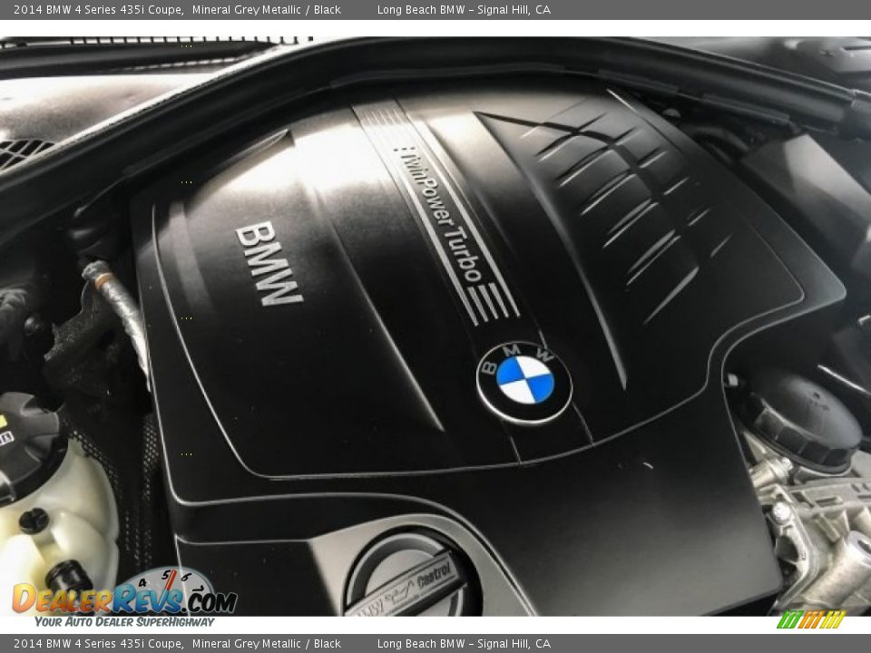 2014 BMW 4 Series 435i Coupe Mineral Grey Metallic / Black Photo #28
