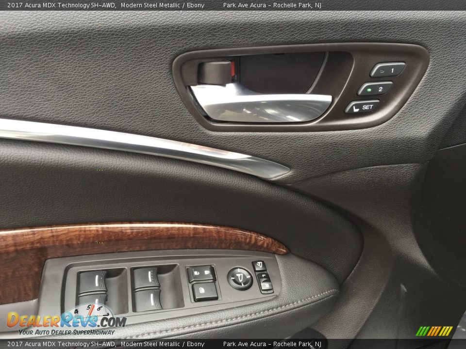 2017 Acura MDX Technology SH-AWD Modern Steel Metallic / Ebony Photo #11