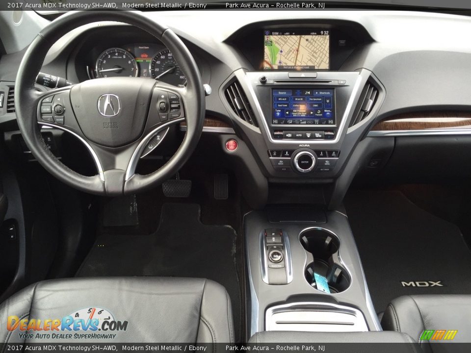 2017 Acura MDX Technology SH-AWD Modern Steel Metallic / Ebony Photo #15
