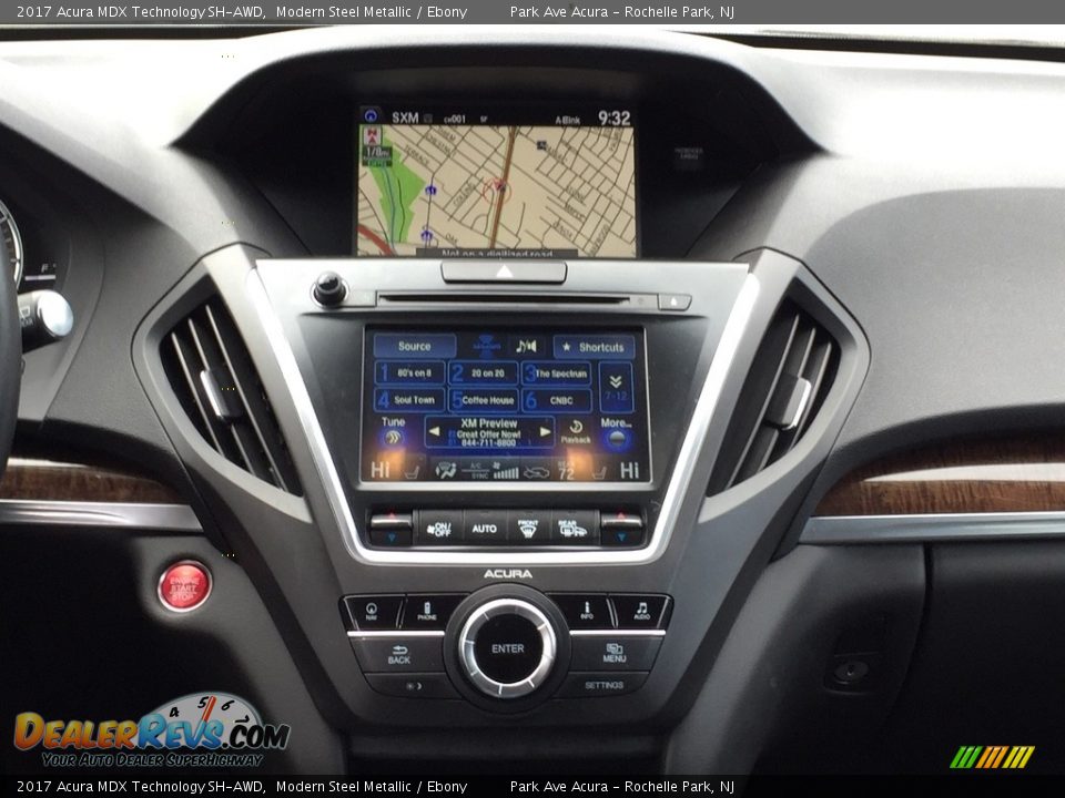 2017 Acura MDX Technology SH-AWD Modern Steel Metallic / Ebony Photo #16
