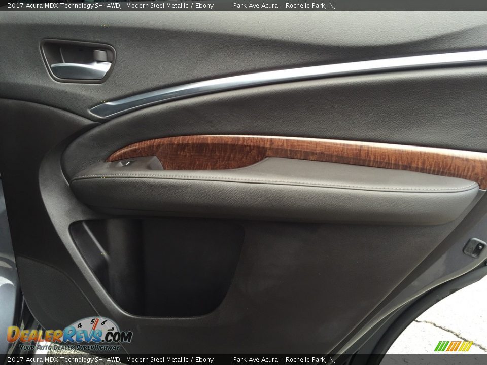 2017 Acura MDX Technology SH-AWD Modern Steel Metallic / Ebony Photo #24