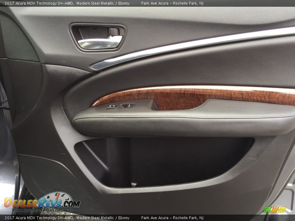 2017 Acura MDX Technology SH-AWD Modern Steel Metallic / Ebony Photo #26