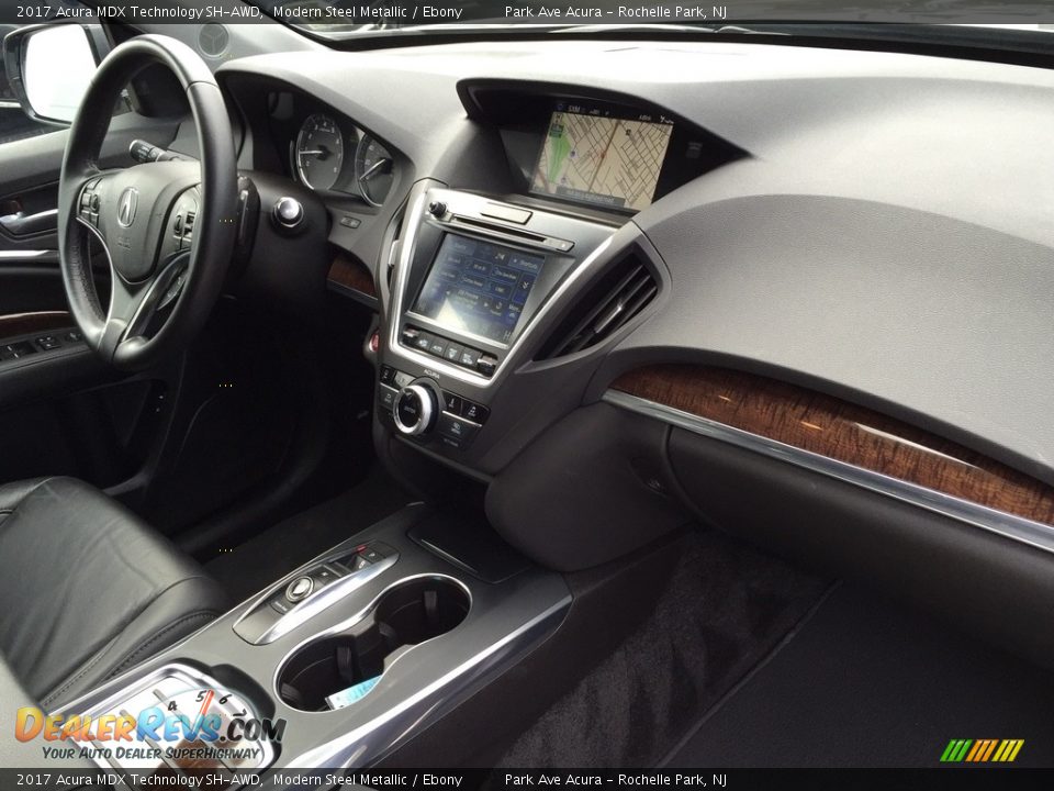 2017 Acura MDX Technology SH-AWD Modern Steel Metallic / Ebony Photo #27