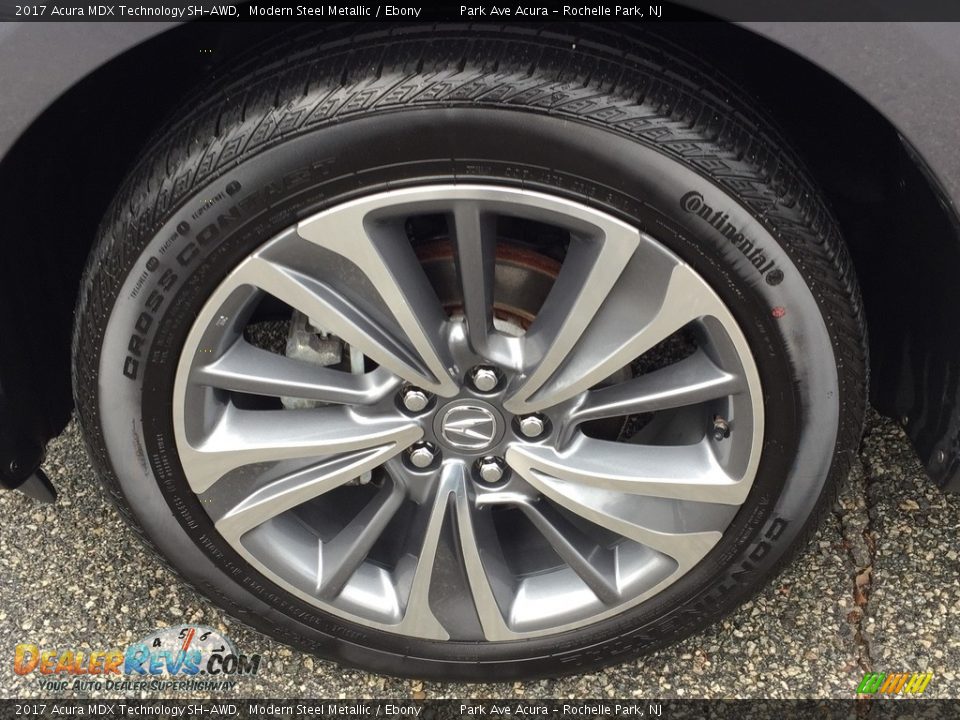 2017 Acura MDX Technology SH-AWD Modern Steel Metallic / Ebony Photo #30