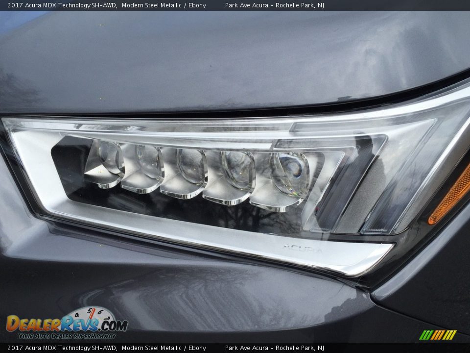2017 Acura MDX Technology SH-AWD Modern Steel Metallic / Ebony Photo #32