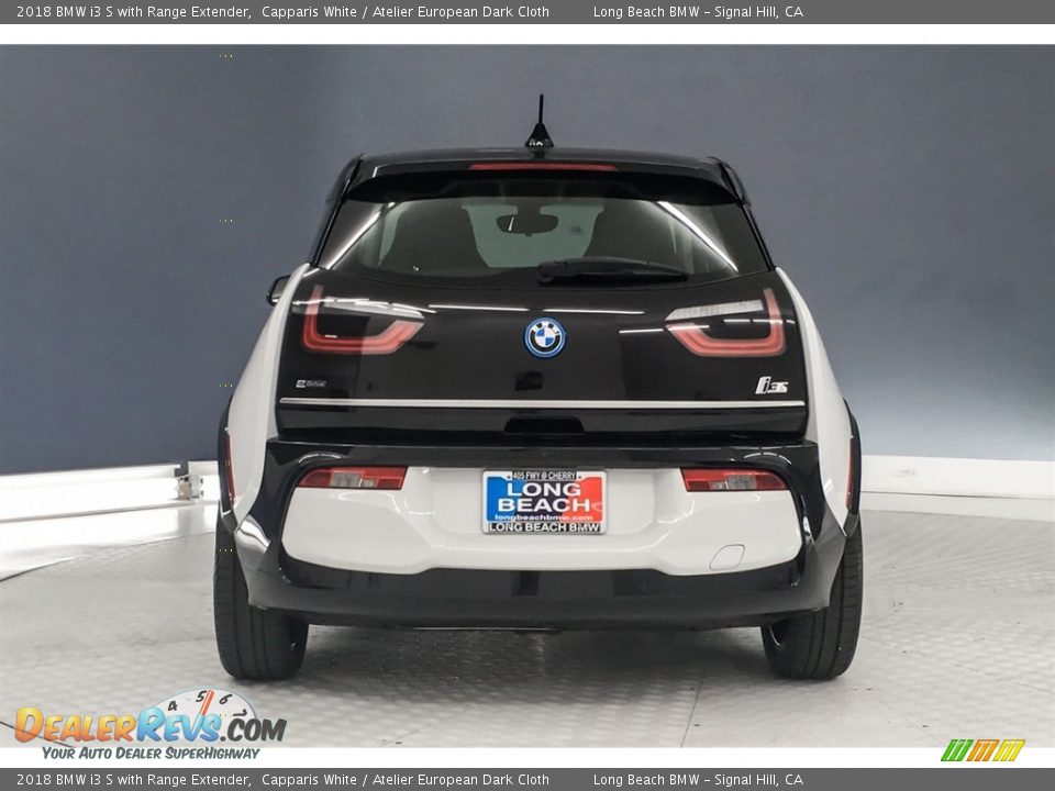 2018 BMW i3 S with Range Extender Capparis White / Atelier European Dark Cloth Photo #4