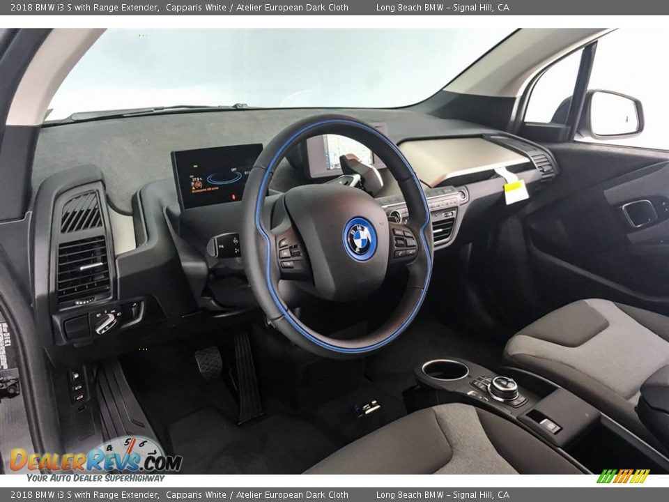 2018 BMW i3 S with Range Extender Capparis White / Atelier European Dark Cloth Photo #5
