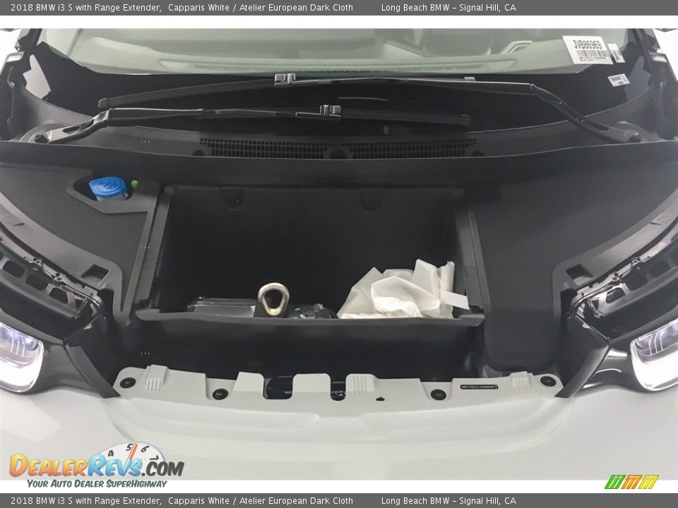 2018 BMW i3 S with Range Extender Capparis White / Atelier European Dark Cloth Photo #8