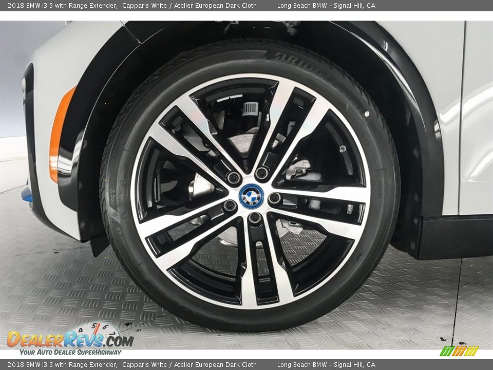 2018 BMW i3 S with Range Extender Capparis White / Atelier European Dark Cloth Photo #9