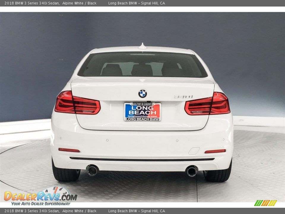 2018 BMW 3 Series 340i Sedan Alpine White / Black Photo #4
