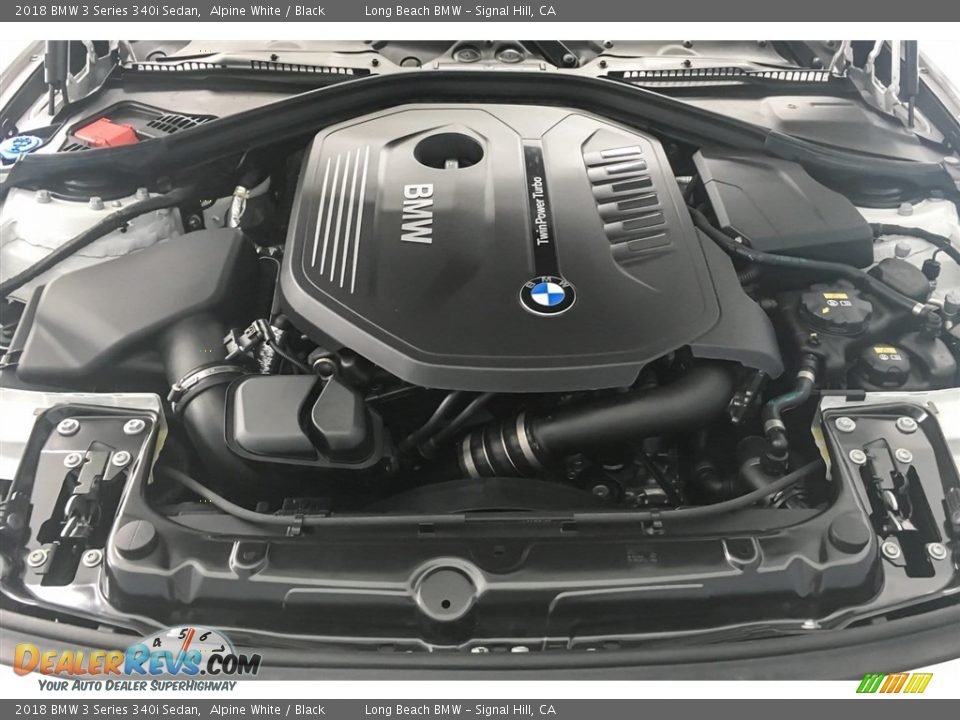 2018 BMW 3 Series 340i Sedan Alpine White / Black Photo #8