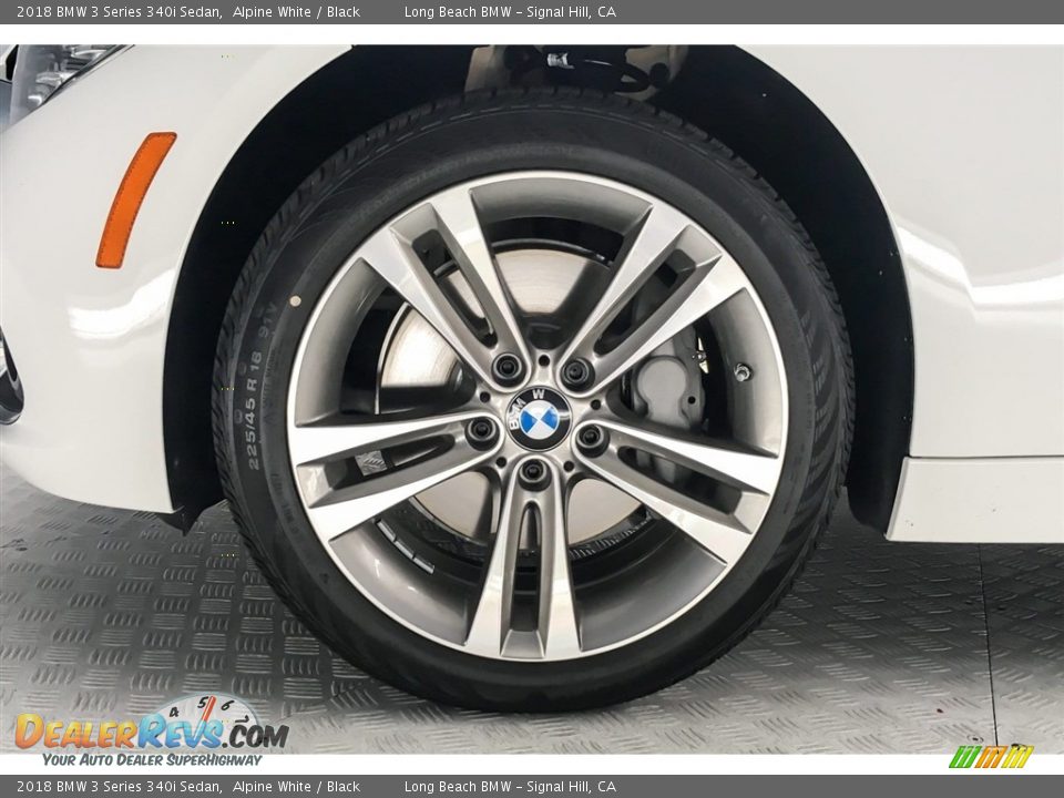 2018 BMW 3 Series 340i Sedan Alpine White / Black Photo #9