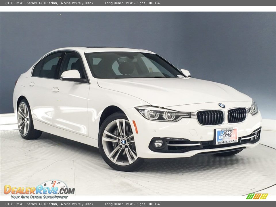 2018 BMW 3 Series 340i Sedan Alpine White / Black Photo #12
