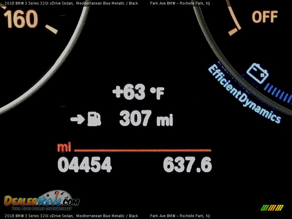2018 BMW 3 Series 320i xDrive Sedan Mediterranean Blue Metallic / Black Photo #24