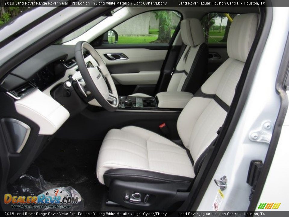 2018 Land Rover Range Rover Velar First Edition Yulong White Metallic / Light Oyster/Ebony Photo #3