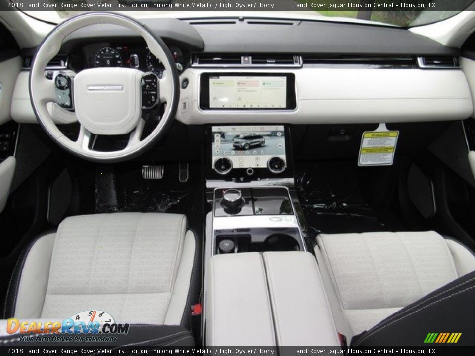2018 Land Rover Range Rover Velar First Edition Yulong White Metallic / Light Oyster/Ebony Photo #4