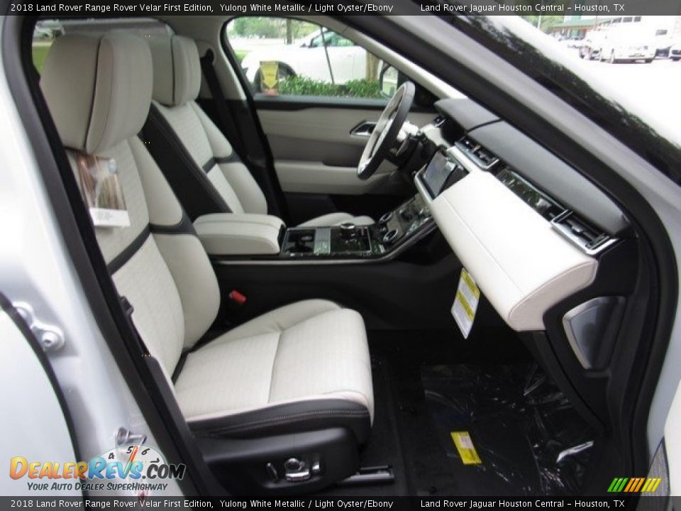 2018 Land Rover Range Rover Velar First Edition Yulong White Metallic / Light Oyster/Ebony Photo #5