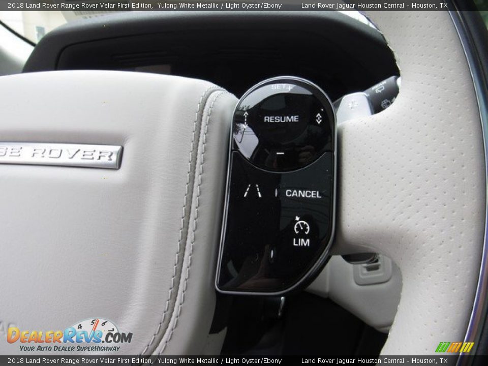 2018 Land Rover Range Rover Velar First Edition Yulong White Metallic / Light Oyster/Ebony Photo #28