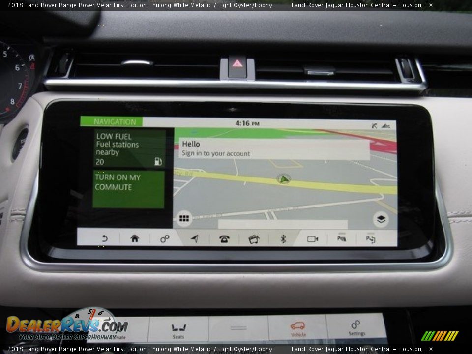 2018 Land Rover Range Rover Velar First Edition Yulong White Metallic / Light Oyster/Ebony Photo #31