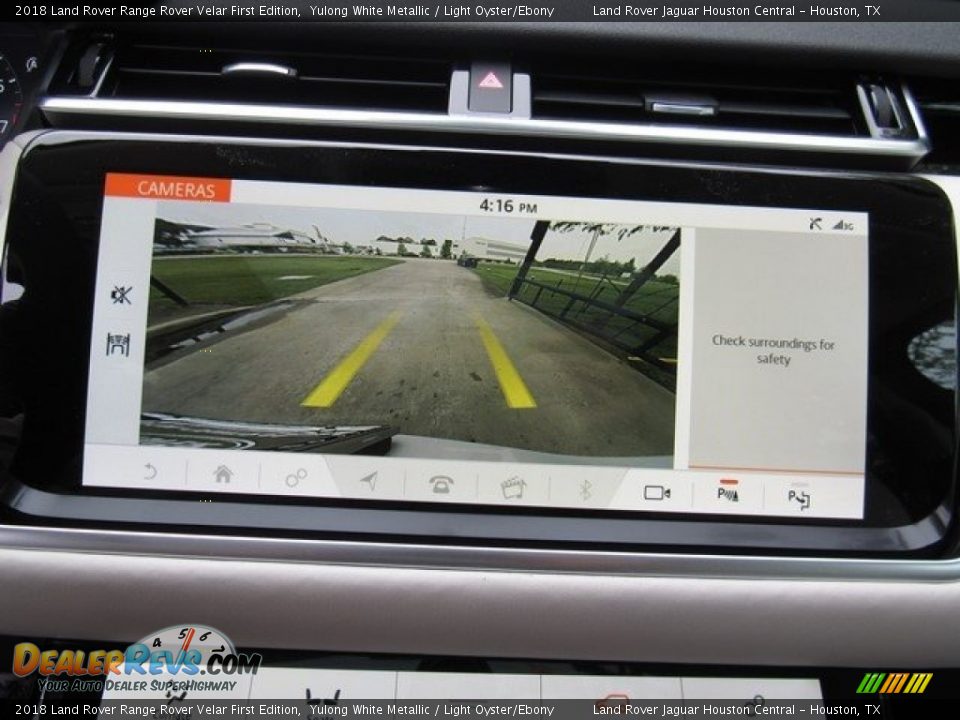 2018 Land Rover Range Rover Velar First Edition Yulong White Metallic / Light Oyster/Ebony Photo #32