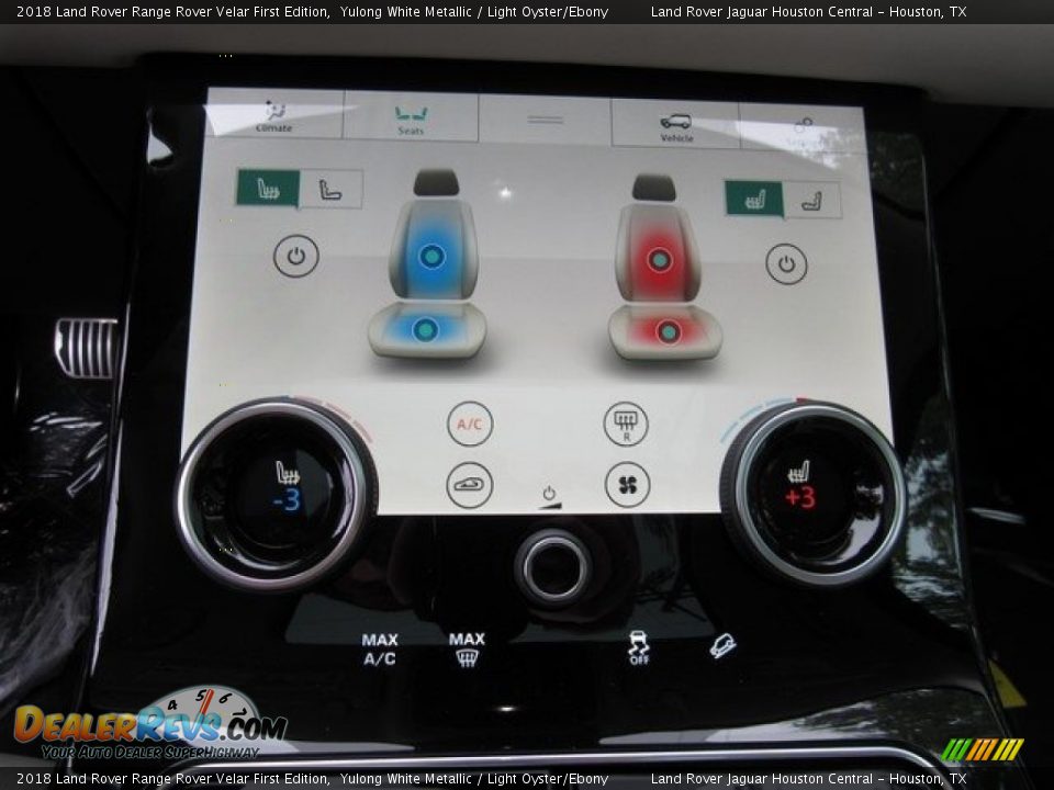 2018 Land Rover Range Rover Velar First Edition Yulong White Metallic / Light Oyster/Ebony Photo #34