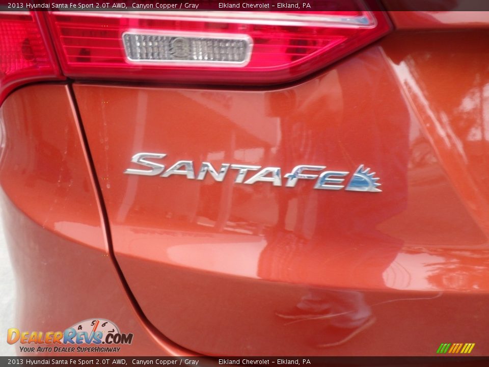 2013 Hyundai Santa Fe Sport 2.0T AWD Canyon Copper / Gray Photo #9