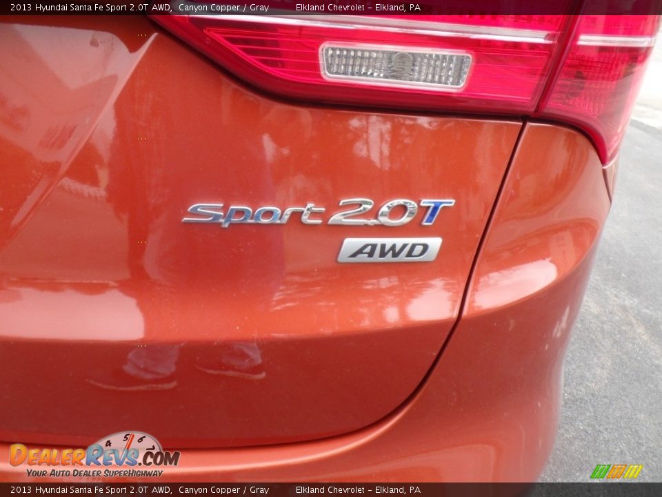 2013 Hyundai Santa Fe Sport 2.0T AWD Canyon Copper / Gray Photo #10