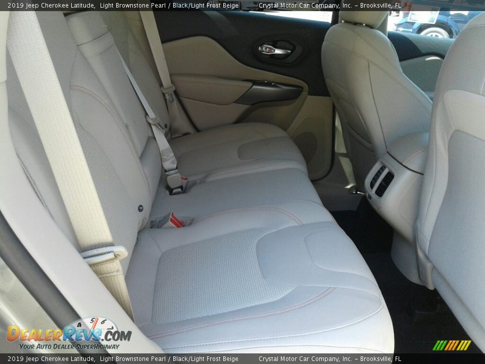 2019 Jeep Cherokee Latitude Light Brownstone Pearl / Black/Light Frost Beige Photo #11