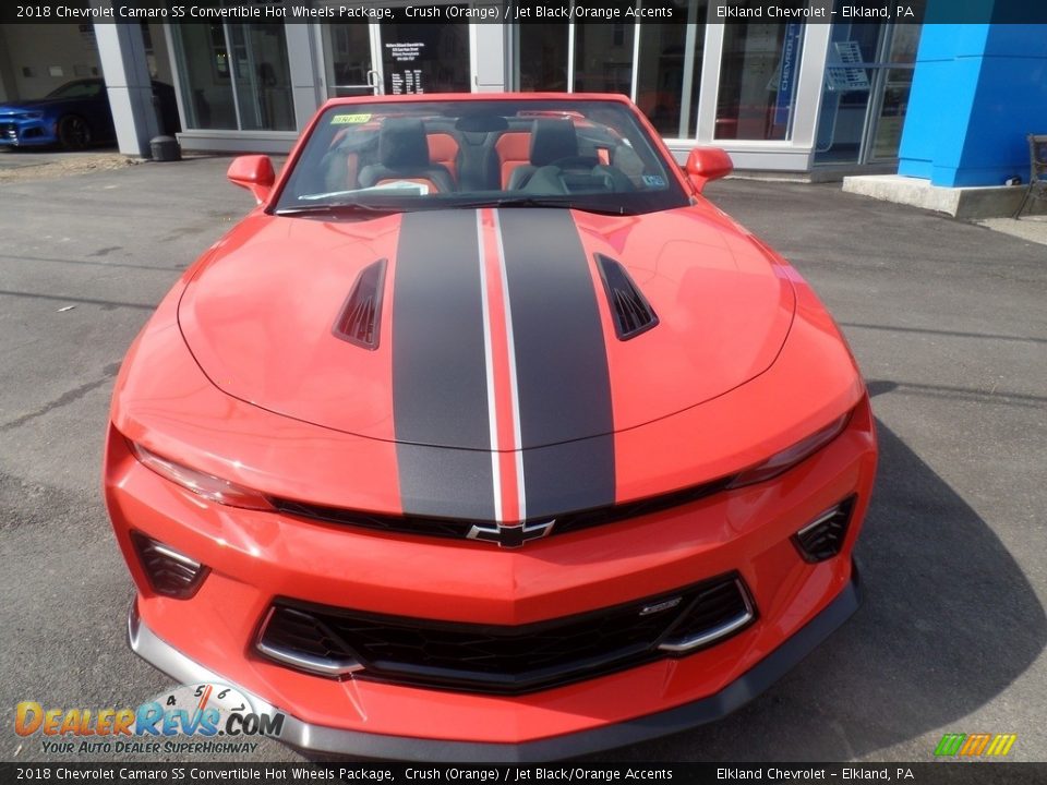 Crush (Orange) 2018 Chevrolet Camaro SS Convertible Hot Wheels Package Photo #2