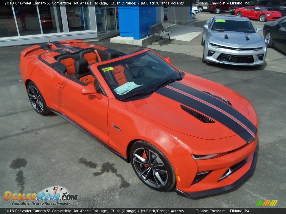 Crush (Orange) 2018 Chevrolet Camaro SS Convertible Hot Wheels Package Photo #21