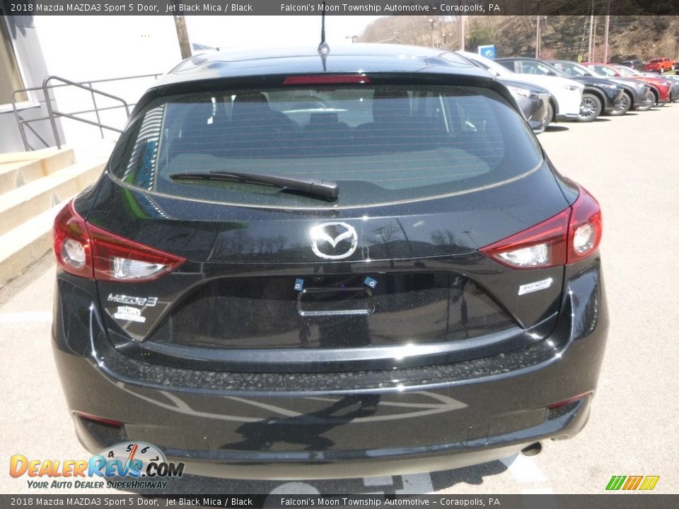 2018 Mazda MAZDA3 Sport 5 Door Jet Black Mica / Black Photo #7