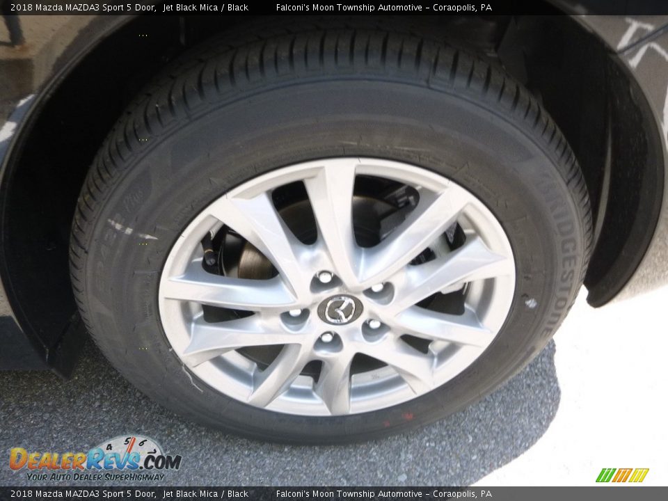 2018 Mazda MAZDA3 Sport 5 Door Jet Black Mica / Black Photo #8