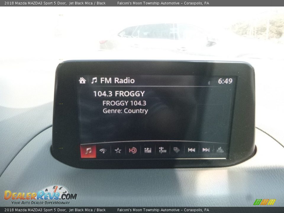2018 Mazda MAZDA3 Sport 5 Door Jet Black Mica / Black Photo #14