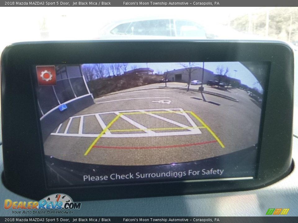 2018 Mazda MAZDA3 Sport 5 Door Jet Black Mica / Black Photo #15
