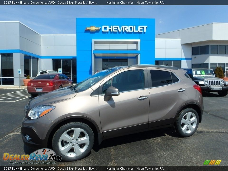 2015 Buick Encore Convenience AWD Cocoa Silver Metallic / Ebony Photo #1