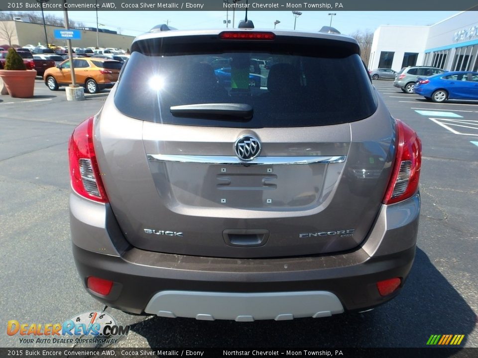 2015 Buick Encore Convenience AWD Cocoa Silver Metallic / Ebony Photo #6