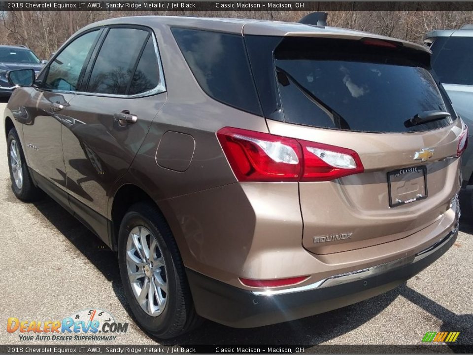 2018 Chevrolet Equinox LT AWD Sandy Ridge Metallic / Jet Black Photo #3